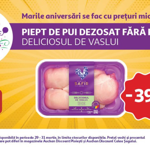 Ultimul Weekend la Festivalul Ofertelor WoowW - Reduceri surprinzătoare la Auchan!