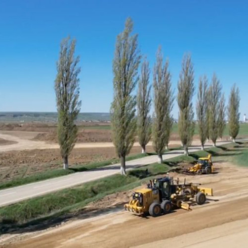 Imagini noi surprinse pe Autostrada Moldovei A7, Bacău - Pașcani, de echipa lui Umbrărescu