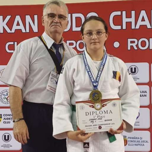 Rada Ciobanu cucerește Balcaniada U15 la Judo