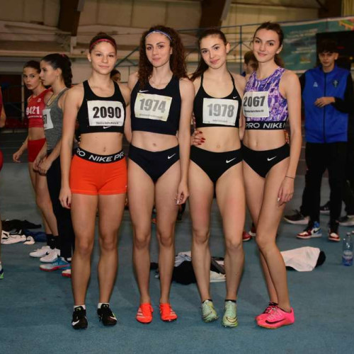 Adnana Vrînceanu, Ștefania Zediu și Daria Vrînceanu strălucesc la Campionatele Naționale de Atletism din Craiova