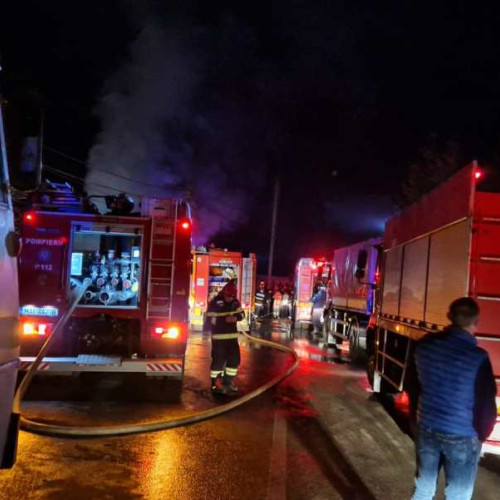 Incendiu la o fabrică de pâine în comuna Helegiu