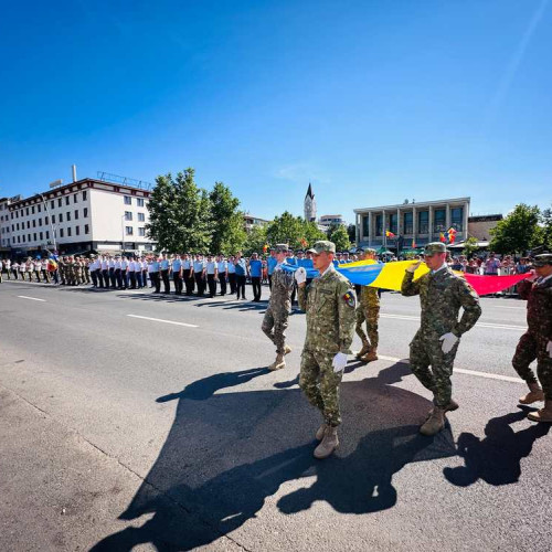 Ceremonia Drapelului Național organizată în Bacău