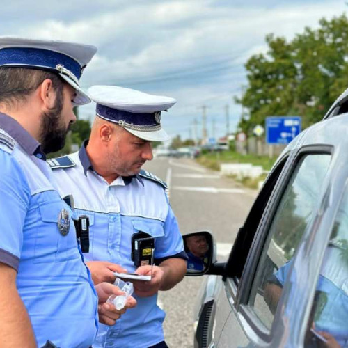 Bărbat de 41 de ani prins conducând cu autorizația expirată și sub influența unor substanțe suspecte