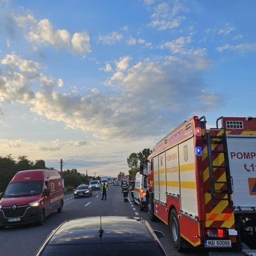 Accident rutier grav în Hârlești, județul Bacău